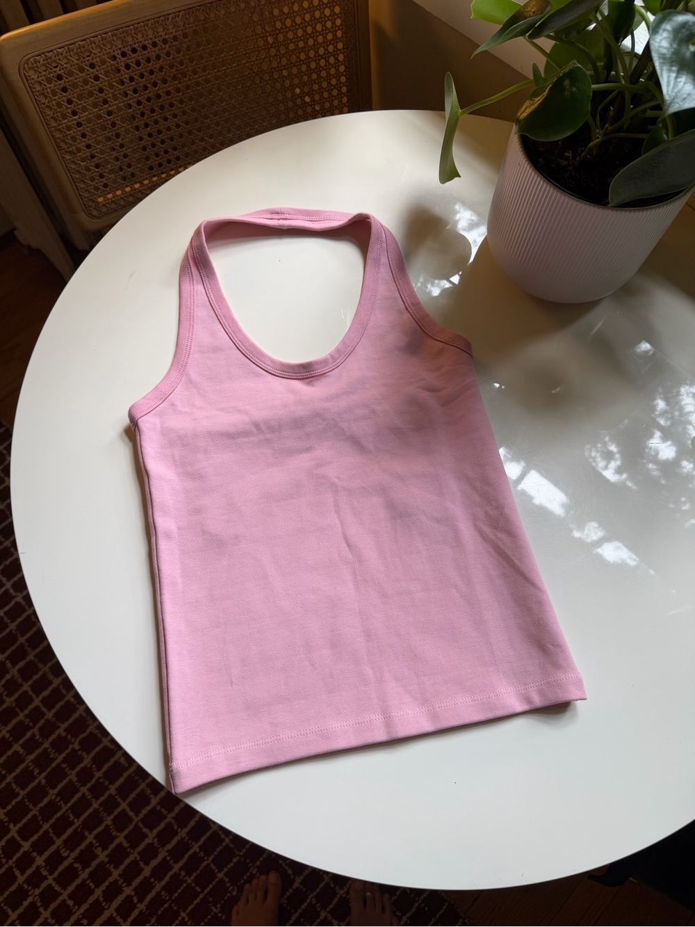 NWT Bubblegum Pink Halter Top